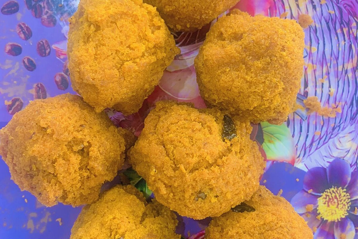Akara terminado, listo para servir