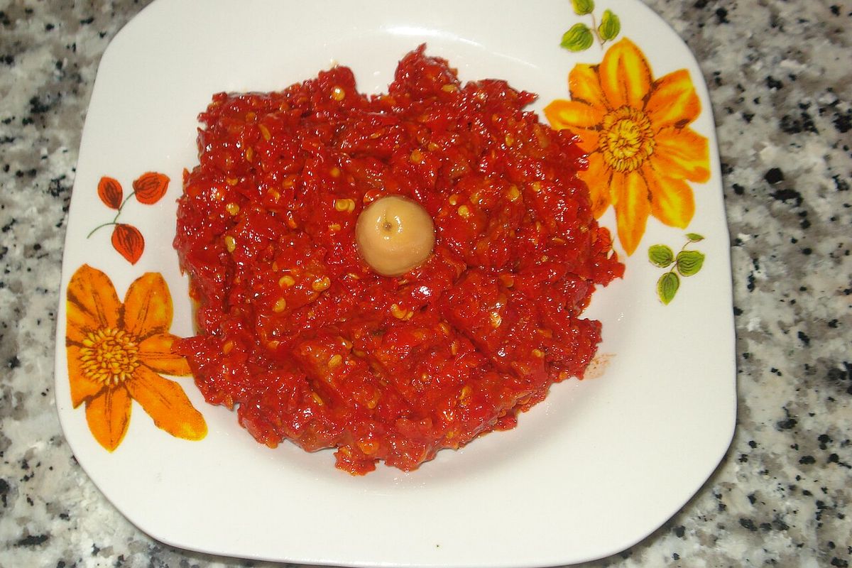 Harissa terminado, listo para servir