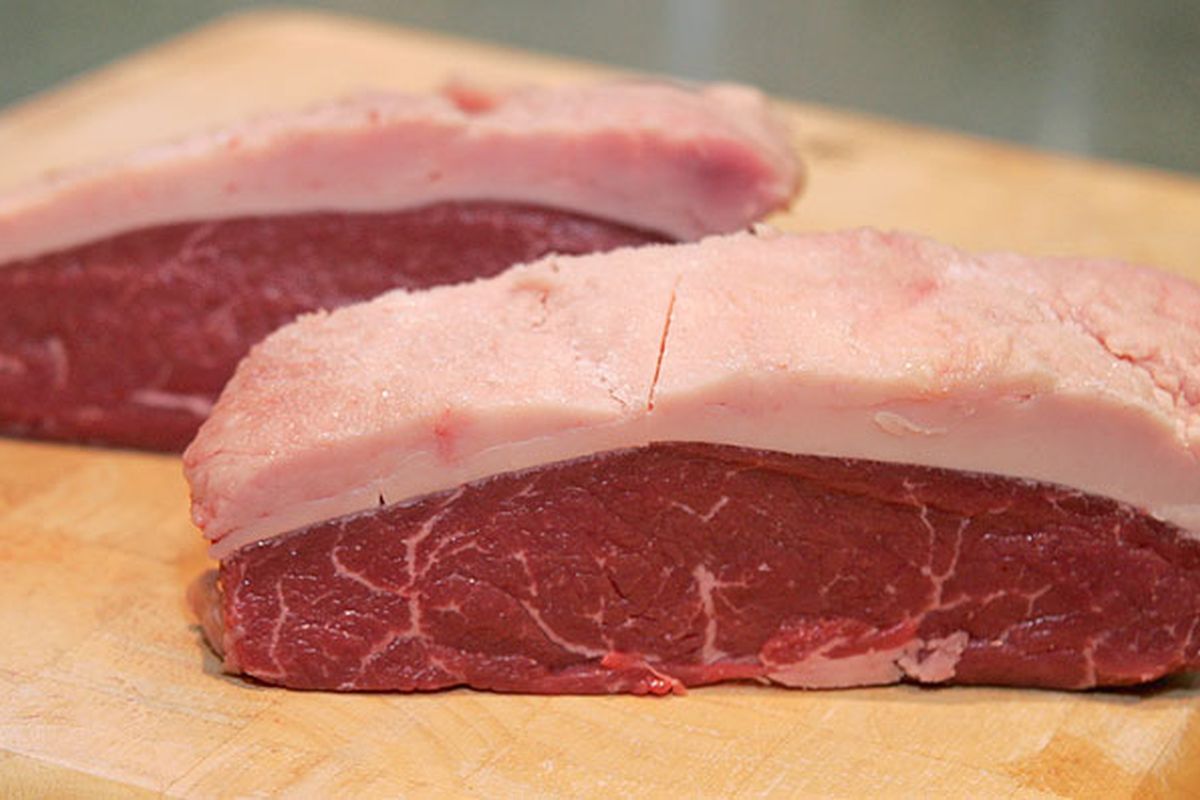 Picanha a la parrilla terminado, listo para servir